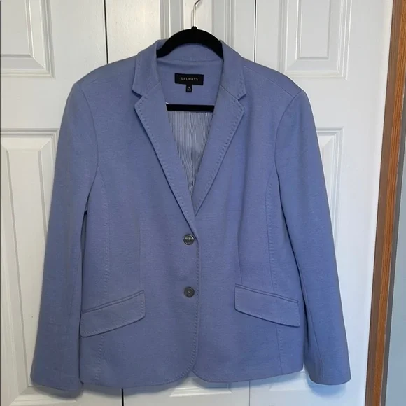 Talbots Blue Structured Blazer - Picture 1 of 8